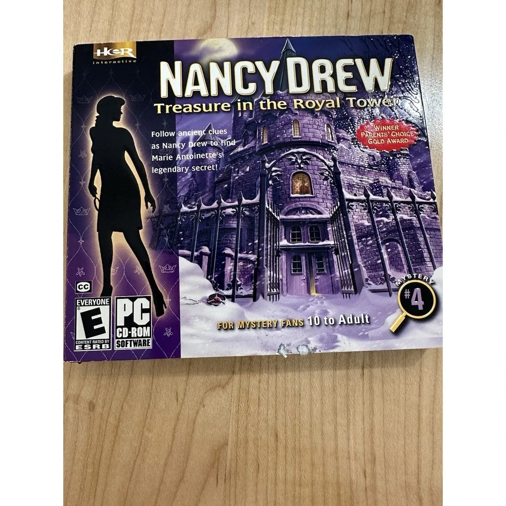 Nancy Drew Treasure in the Royal Tower PC 2001 Mystery Game #4 Her Interactive